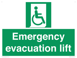 Emergency evacuation lift